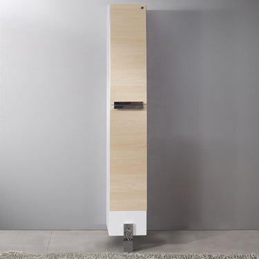 Fresca Adour Light Walnut Bathroom Linen Side Cabinet Linen Cabinet Fresca